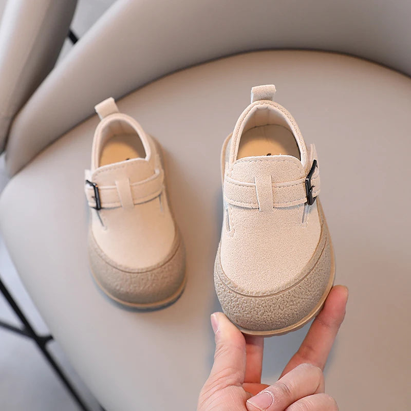 Boys' Boken Shoes Soft Soled Children's Shoes 2025 New Arrivals 0-1 years old Children's Sports Shoes Fashion Retro Bean Shoes